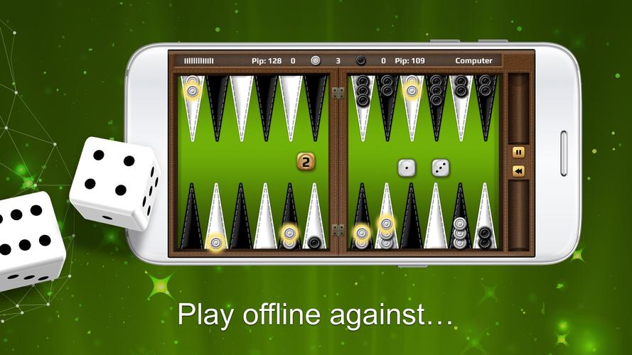 Backgammon Gold Captura de tela 1