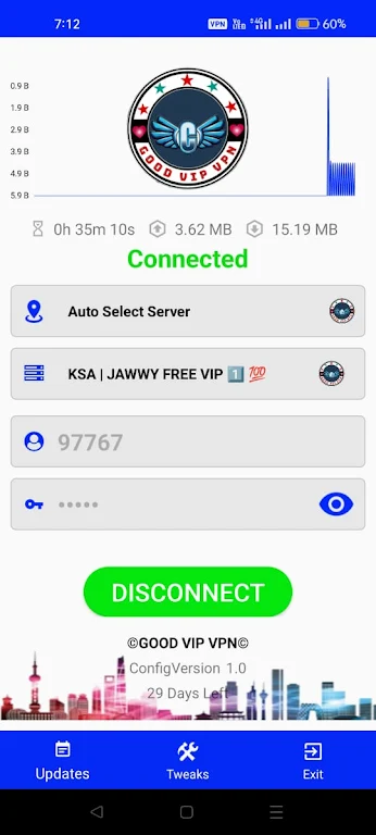 GOOD VIP VPN Captura de tela 1