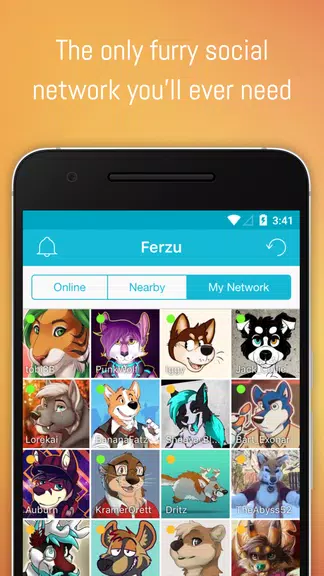 FERZU - Furries Social Network स्क्रीनशॉट 1