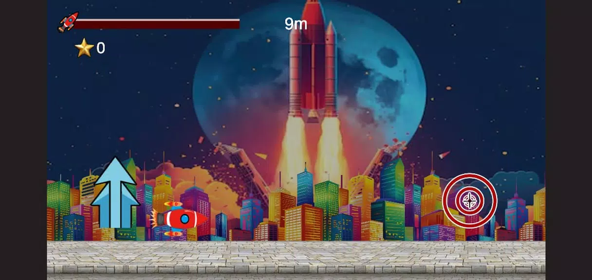 Endless Rocket War Schermafbeelding 2