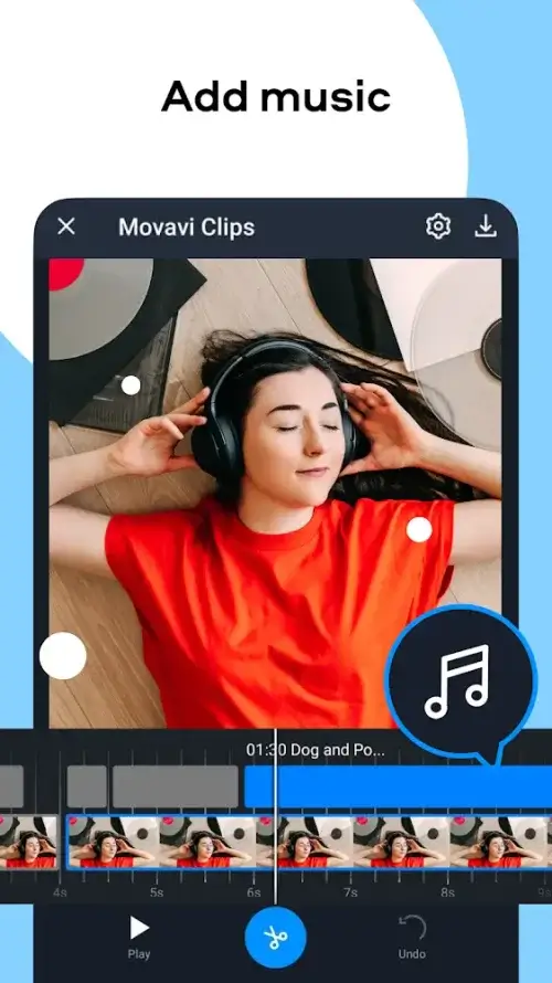 Movavi Clips Tangkapan skrin 2