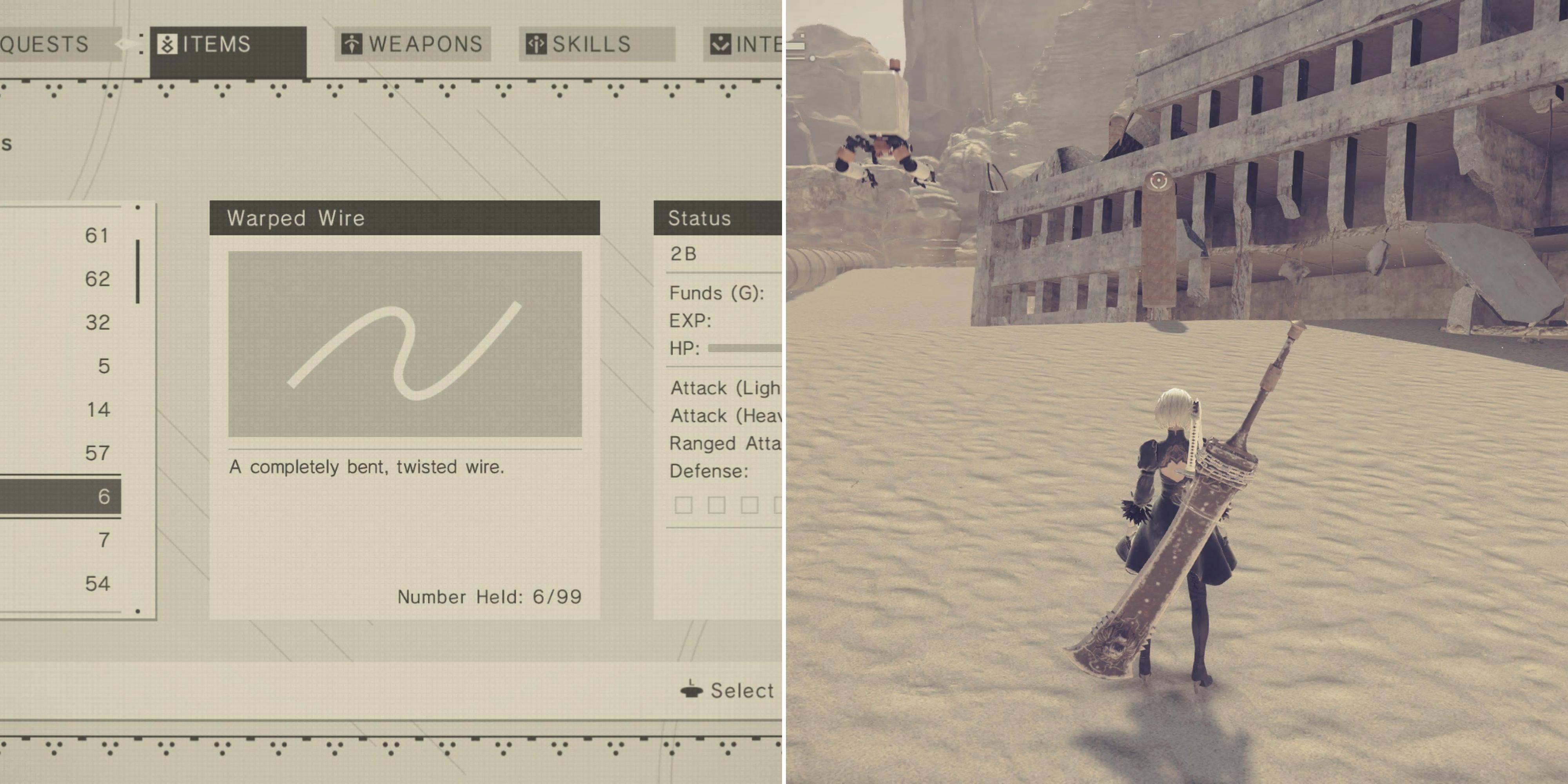 Nier: Lokalizacja Warped Wire Automata ujawniona w najnowszym przewodniku