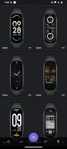 Mi Band 8 Watch Faces Tangkapan skrin 1