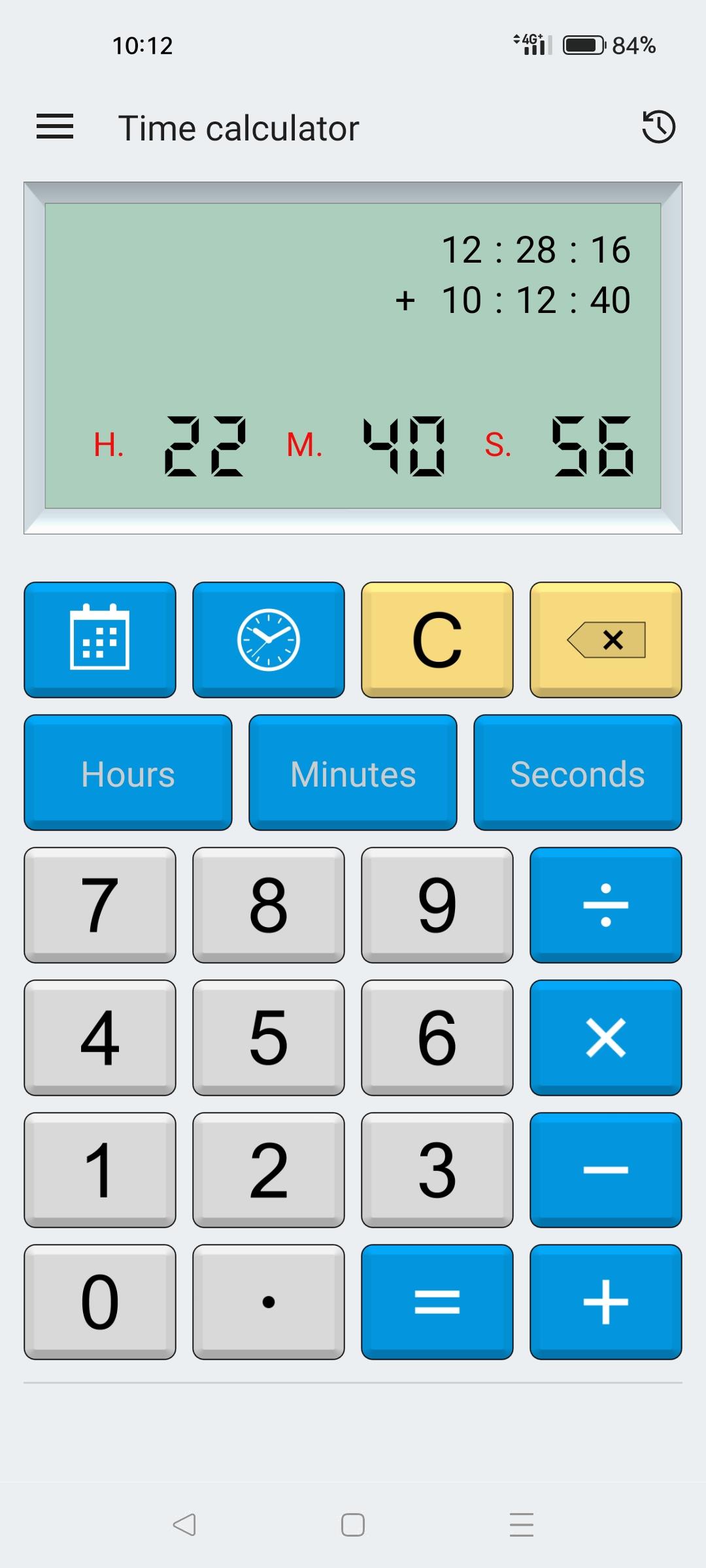 Date & time calculator Captura de tela 3
