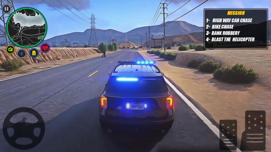 Police Van Driving: Cop Games Ảnh chụp màn hình 4