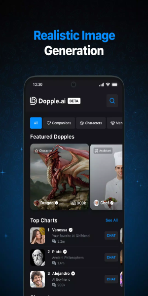 Schermata Dopple.AI Mod 3