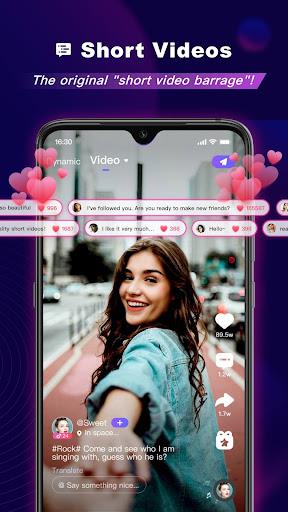 BuzzCast - Live Video Chat App Captura de pantalla 1