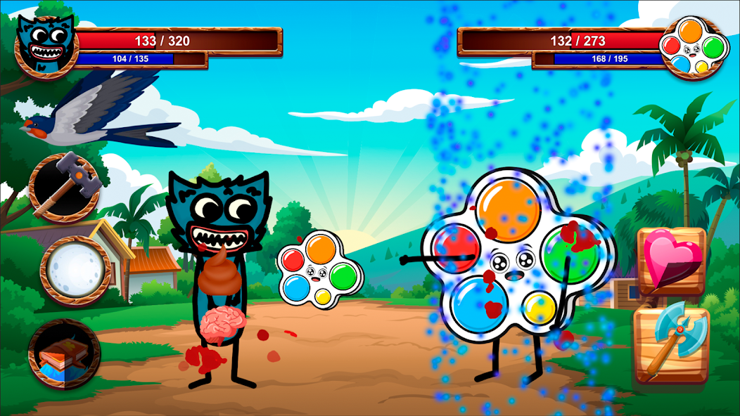 Schermata Cartoon Battle Mod 1