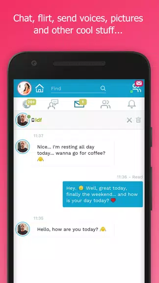 Blindr - Online blind date Скриншот 4
