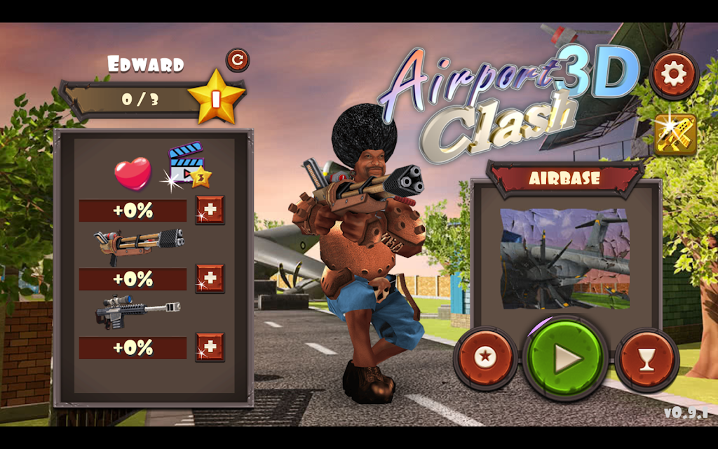 Airport Clash 3D - Minigun Sho應用截圖第1張