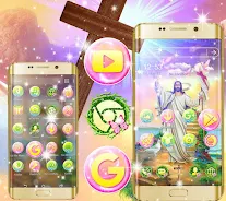 Jesus Launcher Theme Schermafbeelding 1