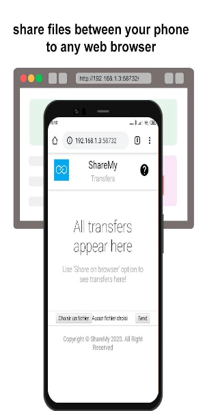 xShare- Transfer & Share files Zrzut ekranu 2