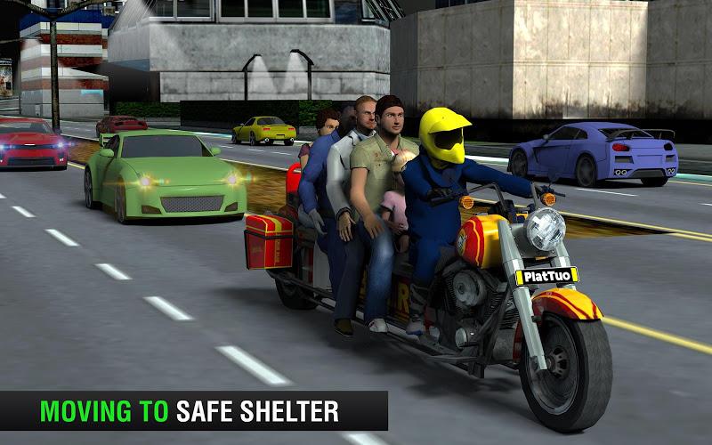 Bus Bike Taxi Bike Games ဖန်သားပြင်ဓာတ်ပုံ 2