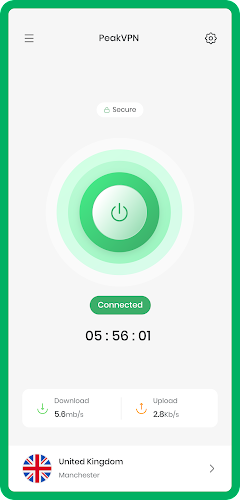 Schermata PeakVPN - Fast And Secure 3