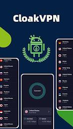 CloakVPN: Unlimited Secure VPN ဖန်သားပြင်ဓာတ်ပုံ 1