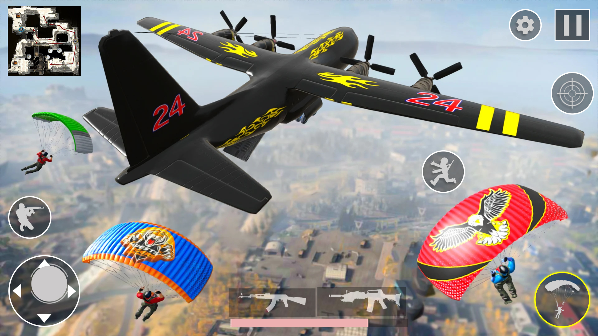 Fire Game: Gun Games 3D Battle ภาพหน้าจอ 1