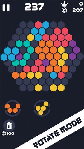 Hexa Brick: Hexagon Block 1010 Screenshot 1