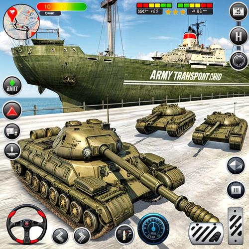 Army Transport Tank Ship Games Screenshot 3