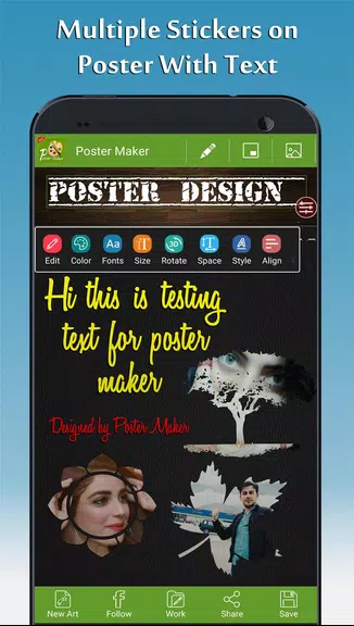 Poster Maker - Fancy Text Art Screenshot 3