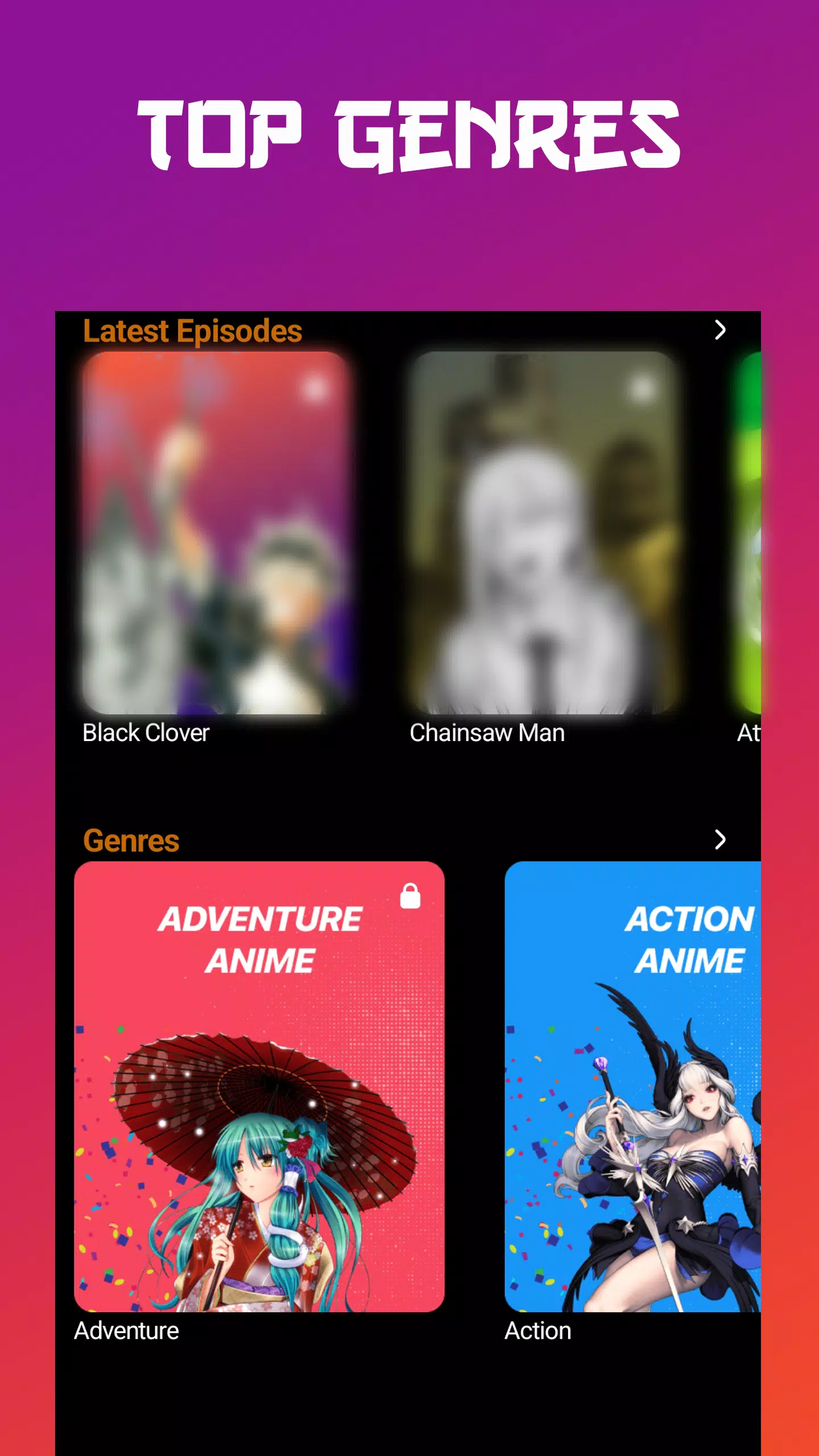 Anime tv - Anime Watching App應用截圖第3張