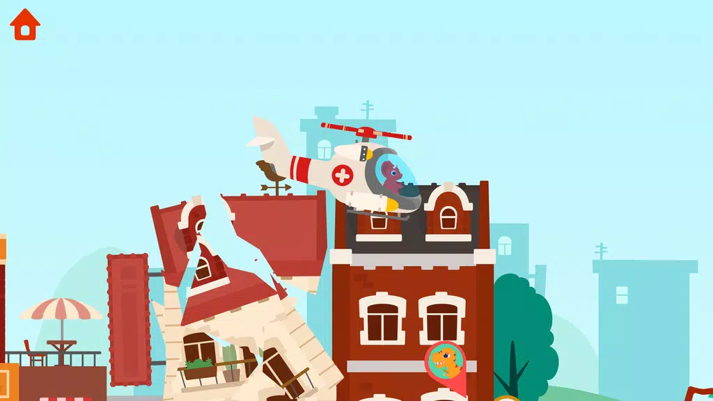 Dinosaur Helicopter Kids Games Screenshot 2