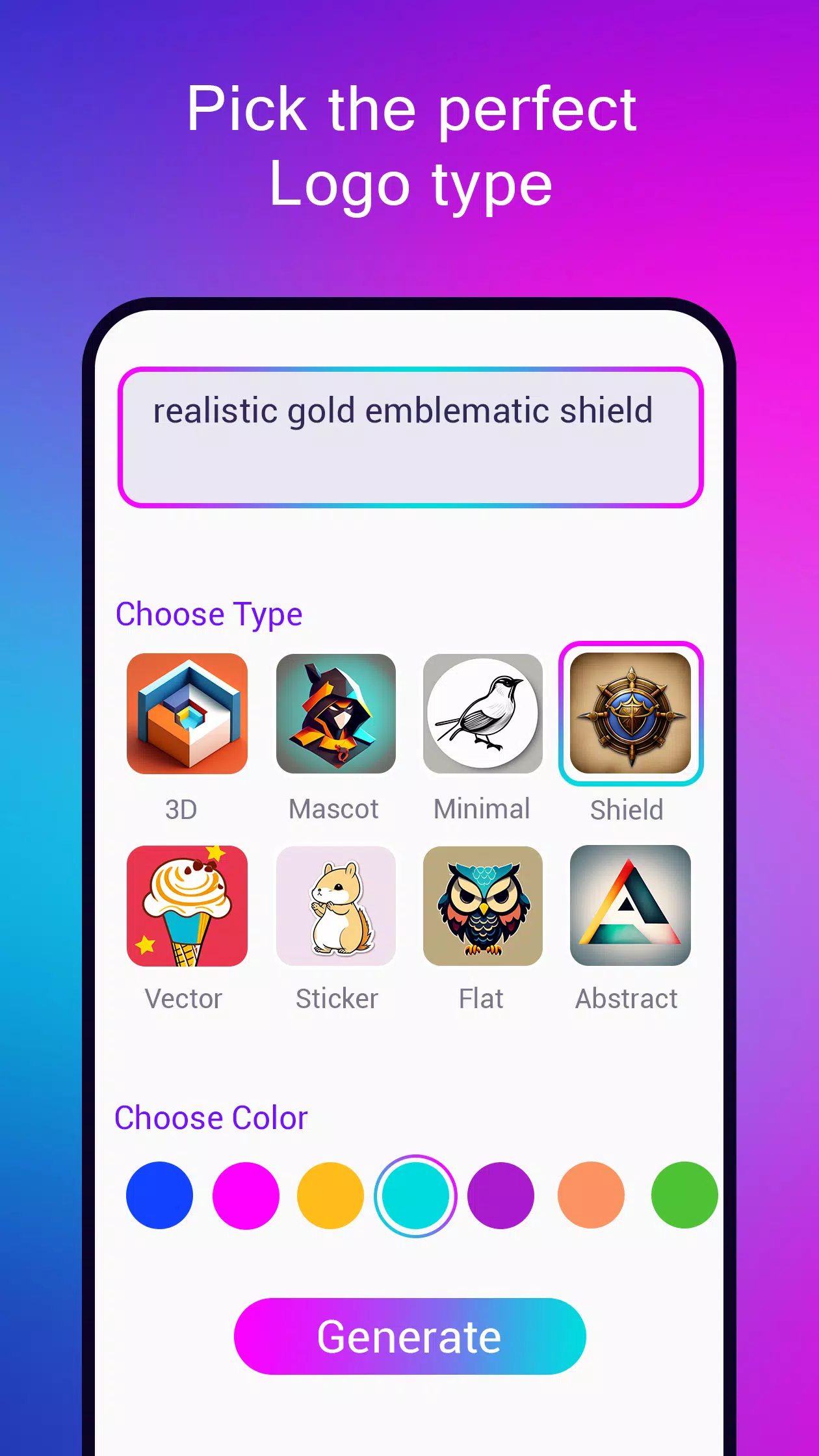 Logo maker AI Logo generator Ảnh chụp màn hình 3
