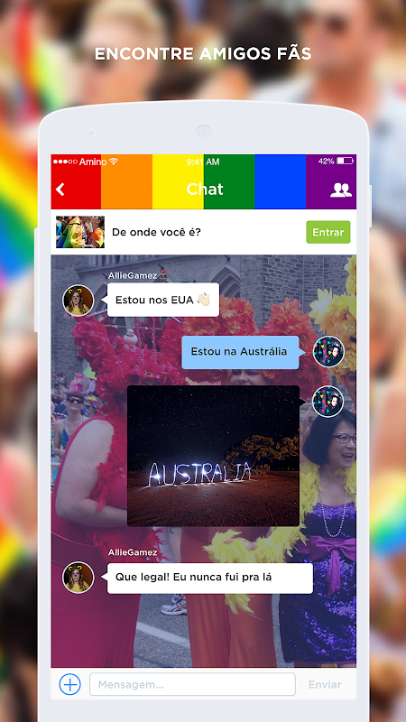 Schermata LGBT Amino em Português 2