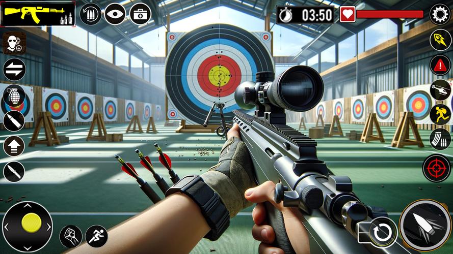 Real Target Gun Shooter Games Captura de pantalla 1