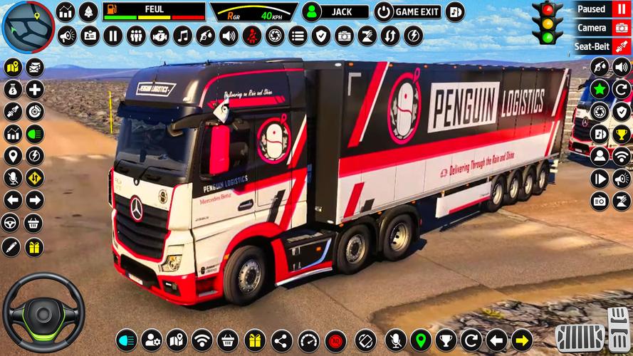 US Truck Driving 3D Truck Game Скриншот 2