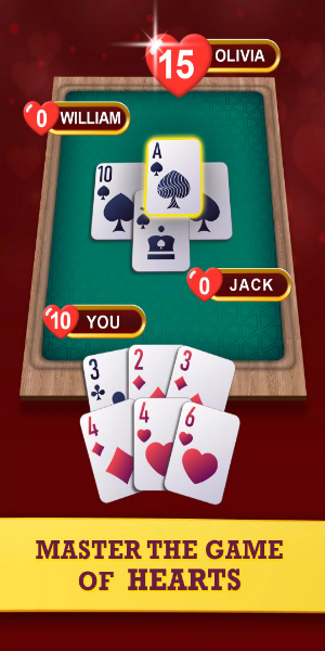 Hearts: Classic Card Game Fun應用截圖第2張