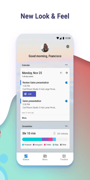 Microsoft Launcher Tangkapan skrin 2