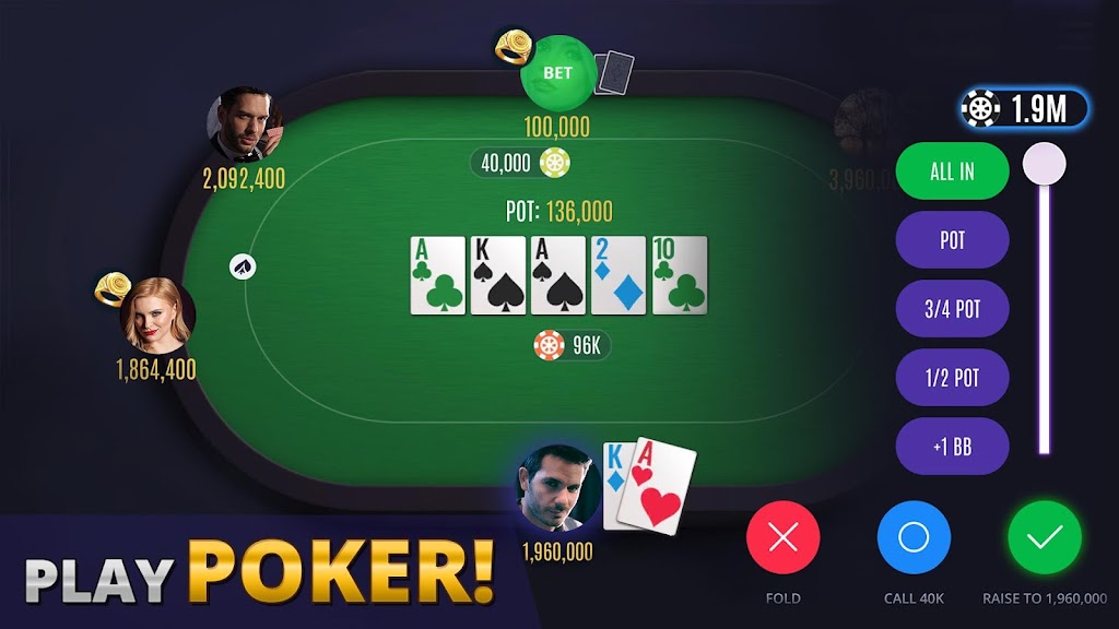 Poker Arena Champions - Texas Hold’em & Omaha Captura de tela 1