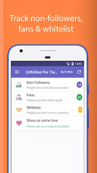 Unfollow For Twitter应用截图第1张