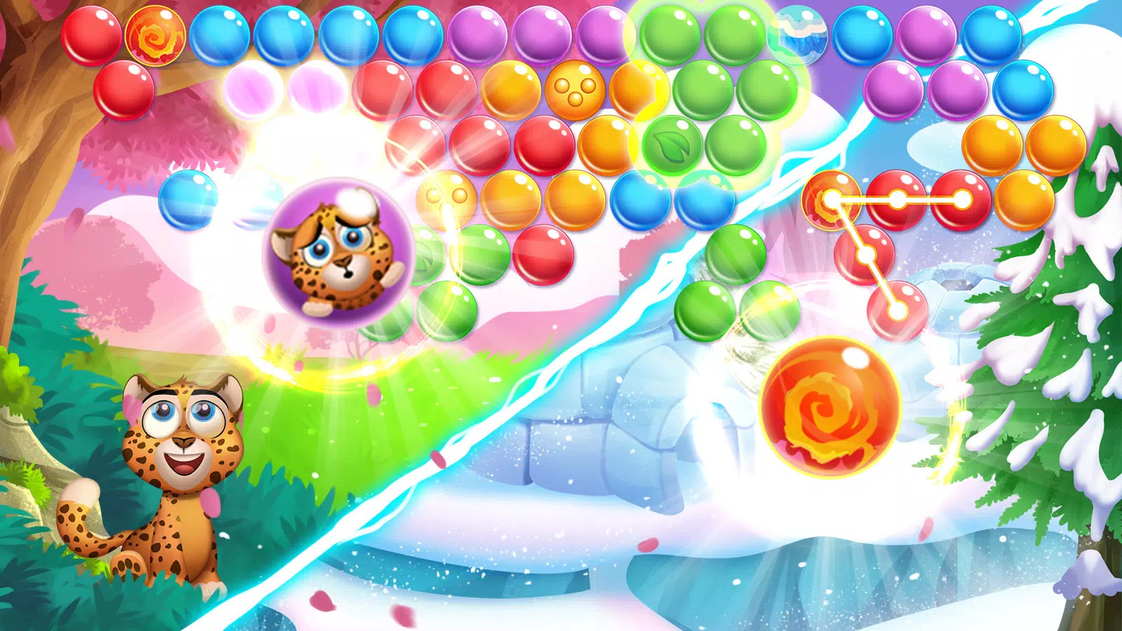 Schermata Bubble Pop: Wild Rescue 1