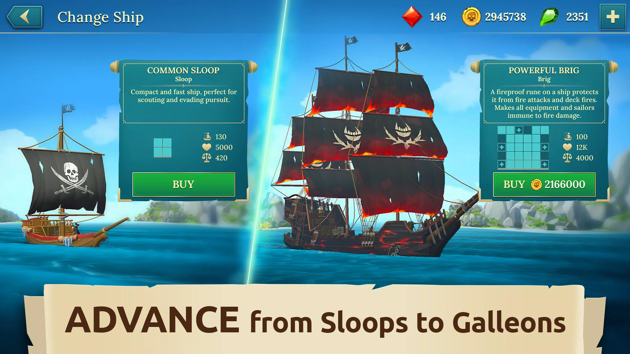 Pirate Ships・Build and Fight应用截图第3张