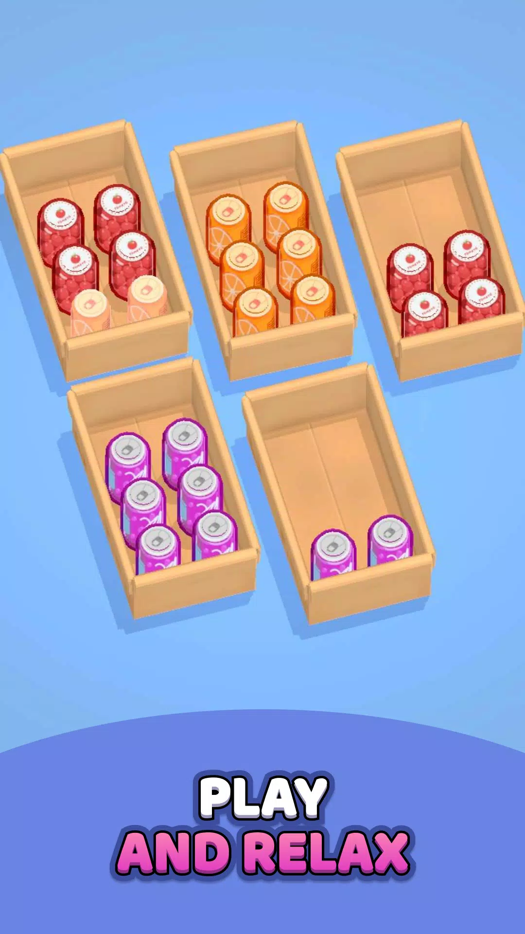 Crazy Goods Sort 3D Capture d'écran 3