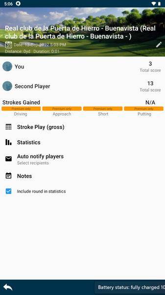 Golf Pad: Golf GPS & Scorecard應用截圖第1張