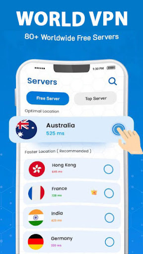 World VPN ဖန်သားပြင်ဓာတ်ပုံ 3