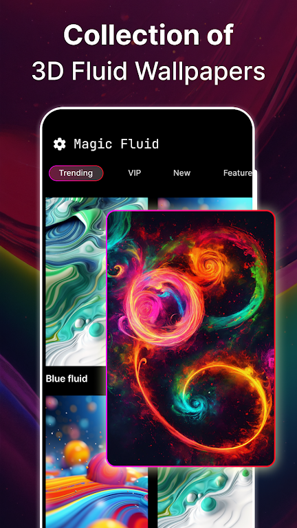 Fluid Live Wallpaper 3D應用截圖第2張