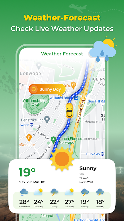 Schermata GPS Earth Map Voice Navigation 4