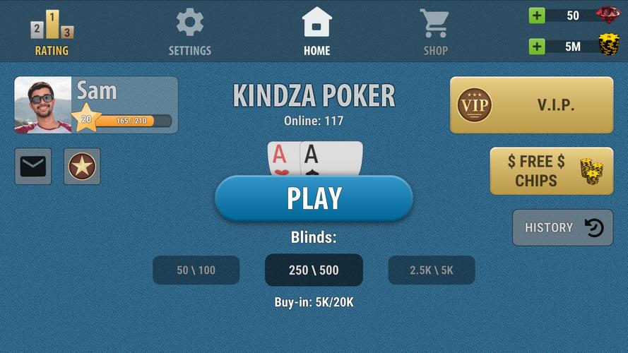 Kindza Poker ဖန်သားပြင်ဓာတ်ပုံ 4