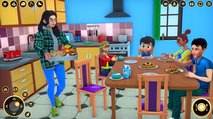 Mom Simulator Family Games 3D Tangkapan skrin 2