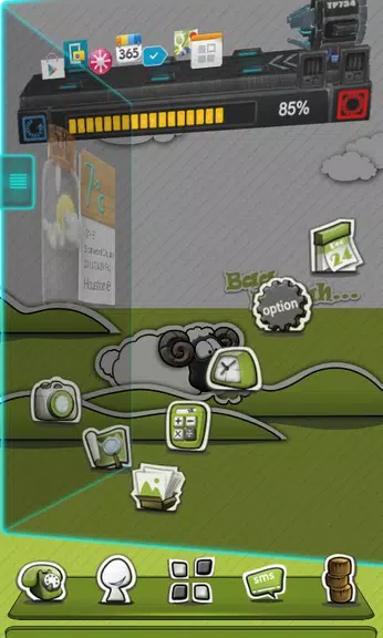 Next Launcher Theme P.Sheep應用截圖第1張