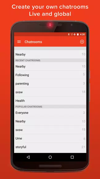 FireChat Capture d'écran 3