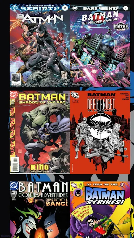 Comics Batman ဖန်သားပြင်ဓာတ်ပုံ 4
