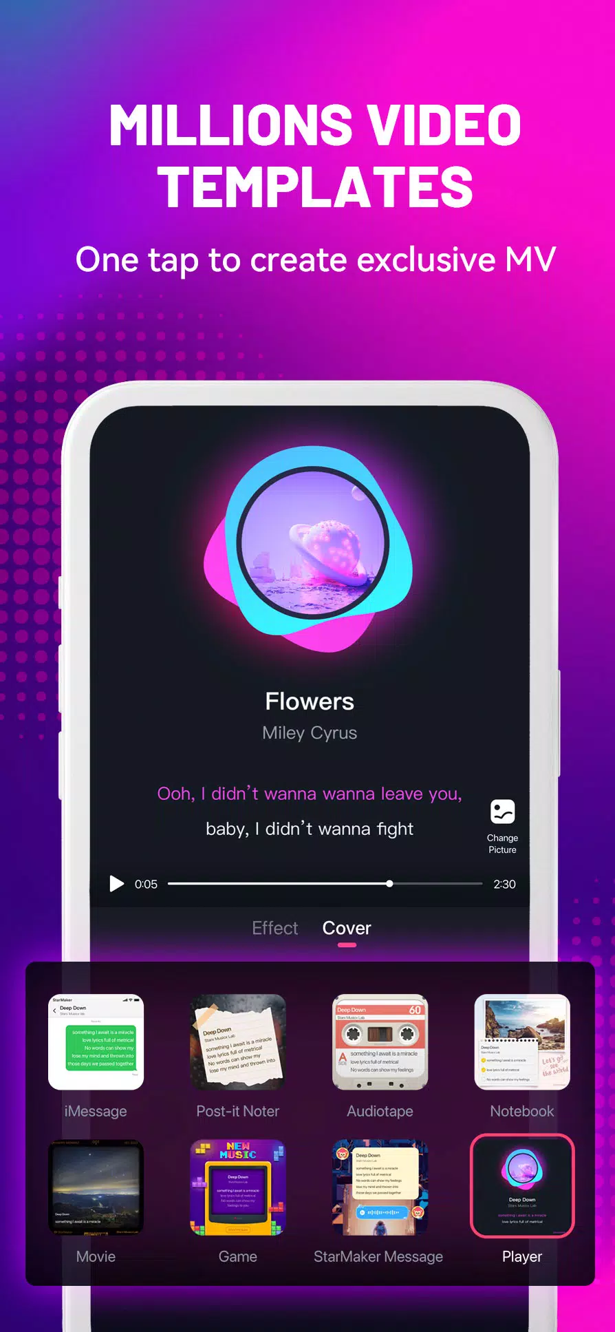 Schermata StarMaker: Sing free Karaoke, Record music videos 2