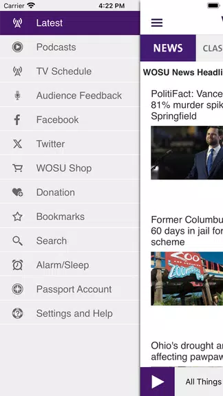 WOSU Public Media App Zrzut ekranu 2