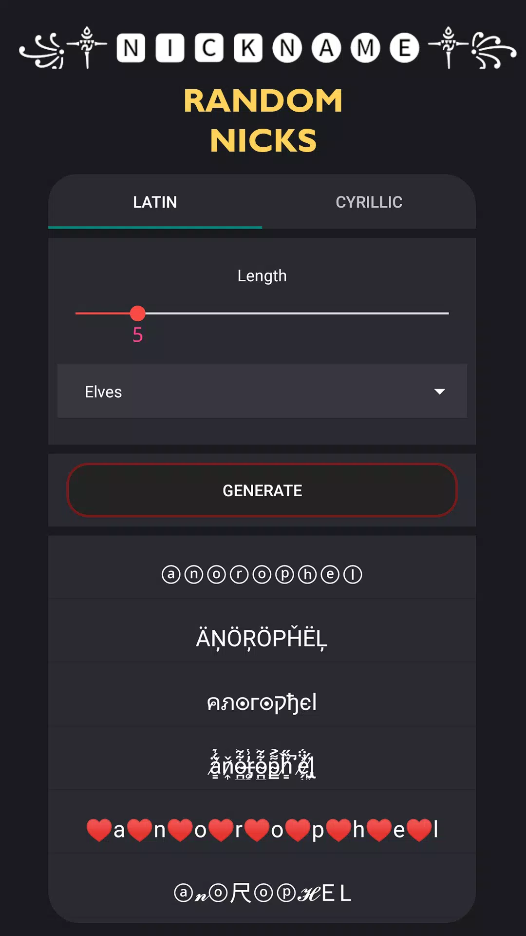 Crosshair & Nickname Generator स्क्रीनशॉट 2