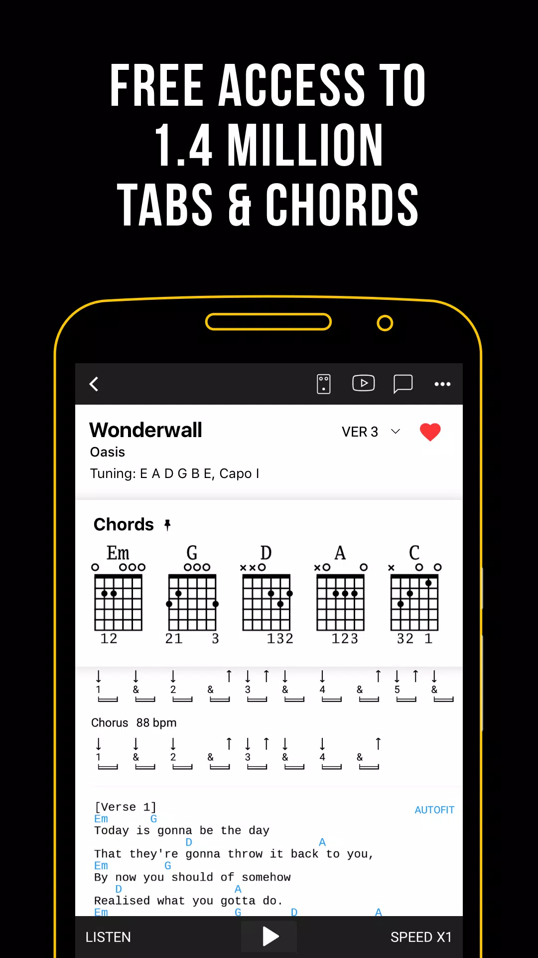 Ultimate Guitar: Tabs & Chords應用截圖第1張