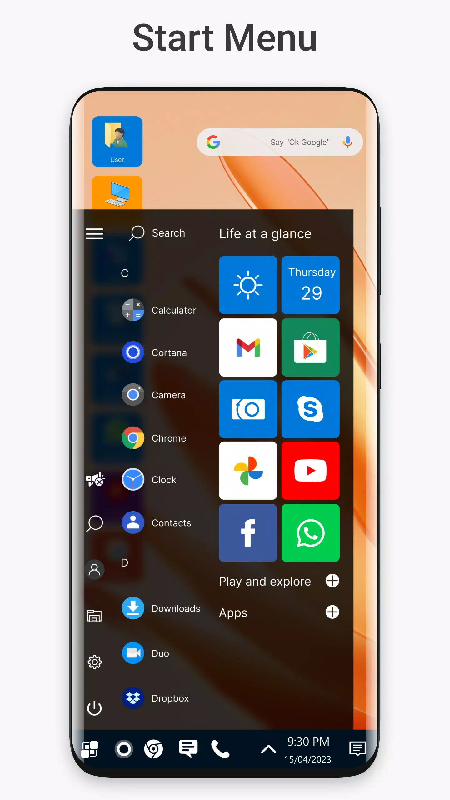 Win 11 Launcher Ekran Görüntüsü 2